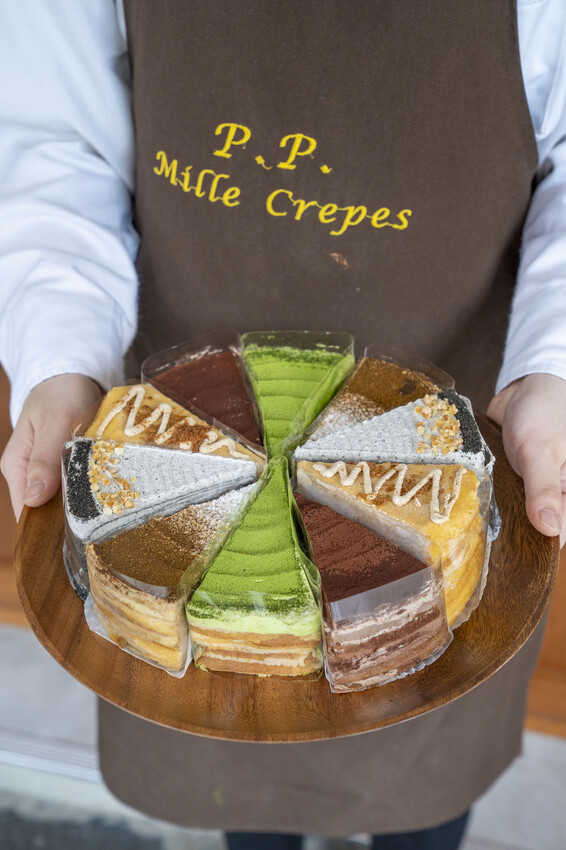 台北美食 皮皮手作千層｜芒果季來了!夏季限定芒果千層登場，還有酥脆芒果泡芙必朝聖