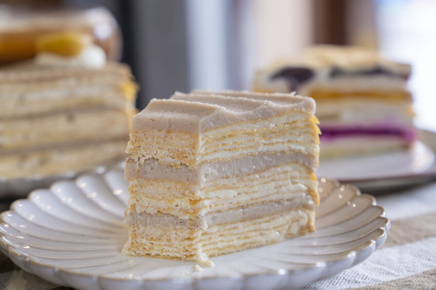 台北美食 皮皮手作千層｜芒果季來了!夏季限定芒果千層登場，還有酥脆芒果泡芙必朝聖