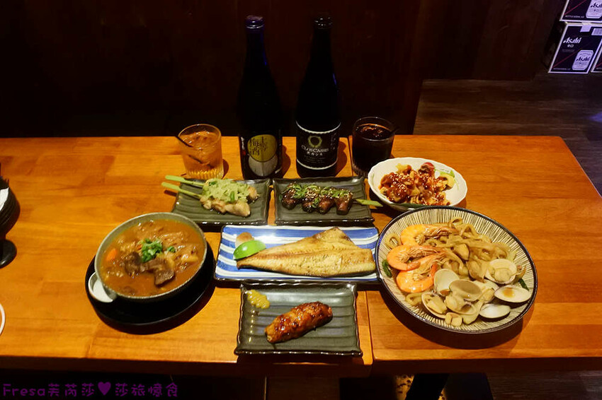 台北居酒屋【老菘田居酒屋】日本風情佈置氛圍.下班吃飯小酌聚餐暢聊超歡樂│捷運南京三民站│松山美食 - Fresa芙芮莎♥莎旅憶食