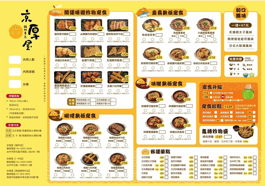 [台中北區] 京厚屋｜一中商圈高cp值日式炸豬排定食專賣｜限量京厚雞白湯、關東煮、飲品、霜淇淋自助吧吃到飽｜3種小菜隨意吃｜內附完整菜單 - 萍姐愛分享