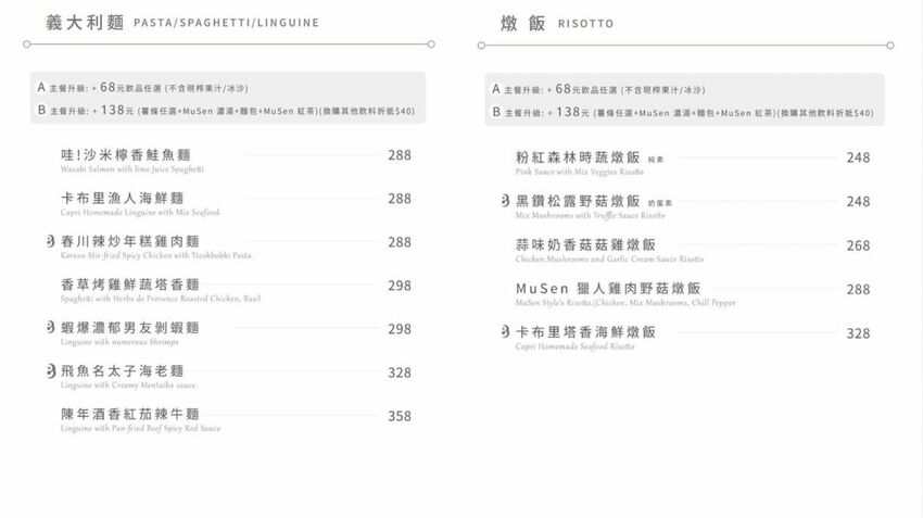[台中西區] Musen88義式餐廳｜網美必去打卡餐廳｜逢甲美食｜特製明太子麵包抹醬｜哇！沙米寧鄉鮭魚麵｜內附菜單