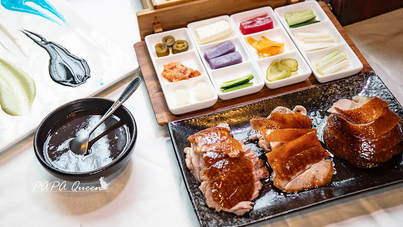 台中市南屯區浮誇系寶盒｜搭配藝術烤鴨秀Ｘ帝王蟹 豪華烤鴨特輯平日午間享67折，印月餐廳！