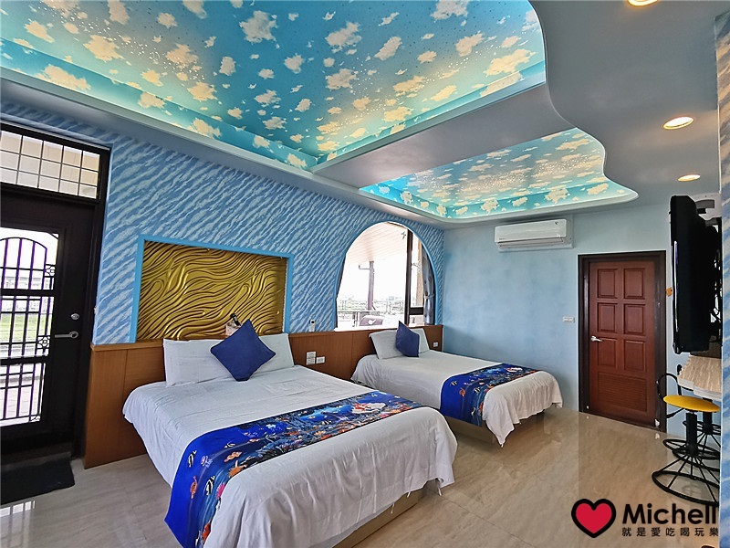 宜蘭蘭陽溪口海景親子民宿一館