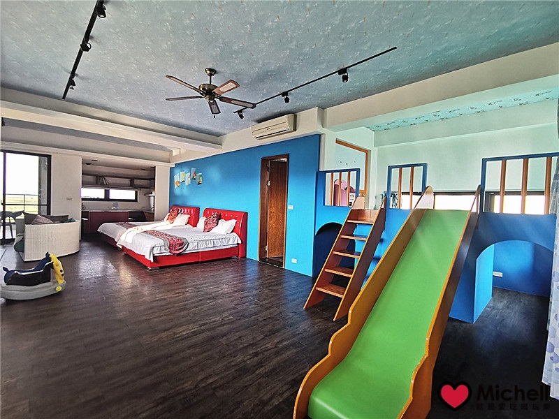 宜蘭蘭陽溪口海景親子民宿一館