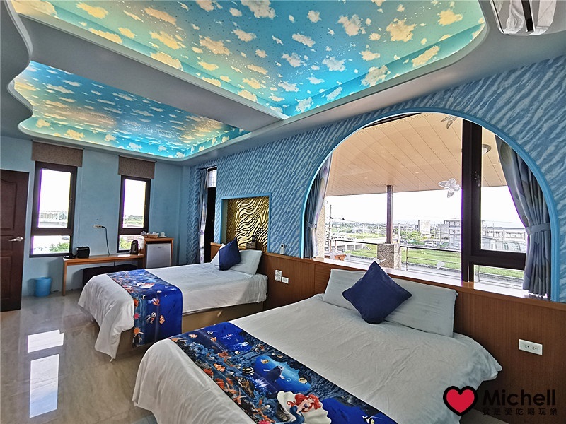 宜蘭蘭陽溪口海景親子民宿一館