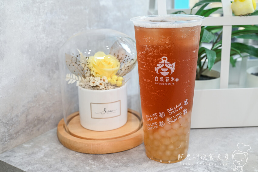 【台中】白浪春禾大墩店｜視覺系手搖飲，不只店面漂亮，漸層特色更是好喝又好拍 » 阿君的玩食天堂