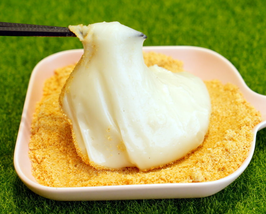 【桃園美食】康家客家手工麻糬．網美風棋格麻糬，三種口味一次滿足!