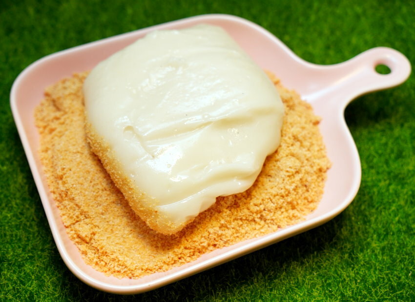 【桃園美食】康家客家手工麻糬．網美風棋格麻糬，三種口味一次滿足!