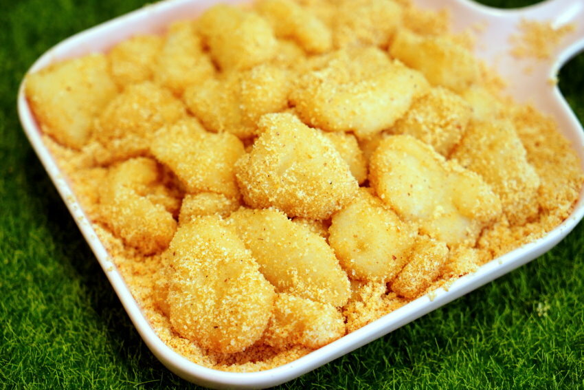 【桃園美食】康家客家手工麻糬．網美風棋格麻糬，三種口味一次滿足!