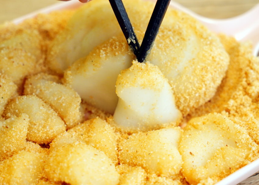 【桃園美食】康家客家手工麻糬．網美風棋格麻糬，三種口味一次滿足!