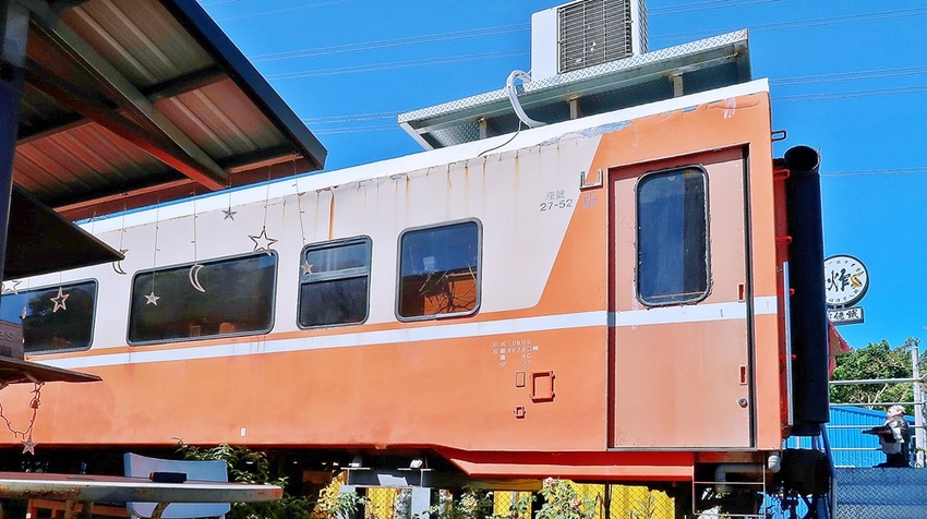 桃園景觀餐廳/龍潭路帝斯美式餐廳,龍潭唯一的火車主體餐廳,火車迷快朝聖吧! - Ann‧榜哥‧生活事務所
