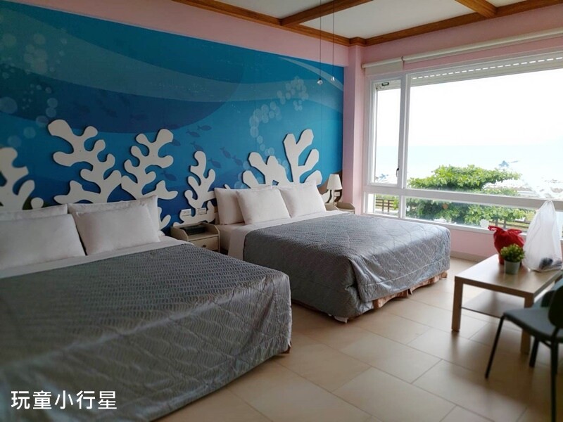 屏東住宿｜墾丁車城藍海晴天民宿｜鄰近海生館、後灣沙灘
