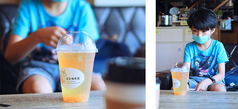 觀景窗台收藏無邊風光景致，一景金黃稻穗藍天為帳，波浪搖曳間飲一杯咖啡品一席悠閒時刻