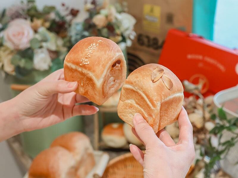 新竹必吃麵包「塔可手作烘焙」！超柔軟生吐司、減糖麵包，光華街排隊美食！