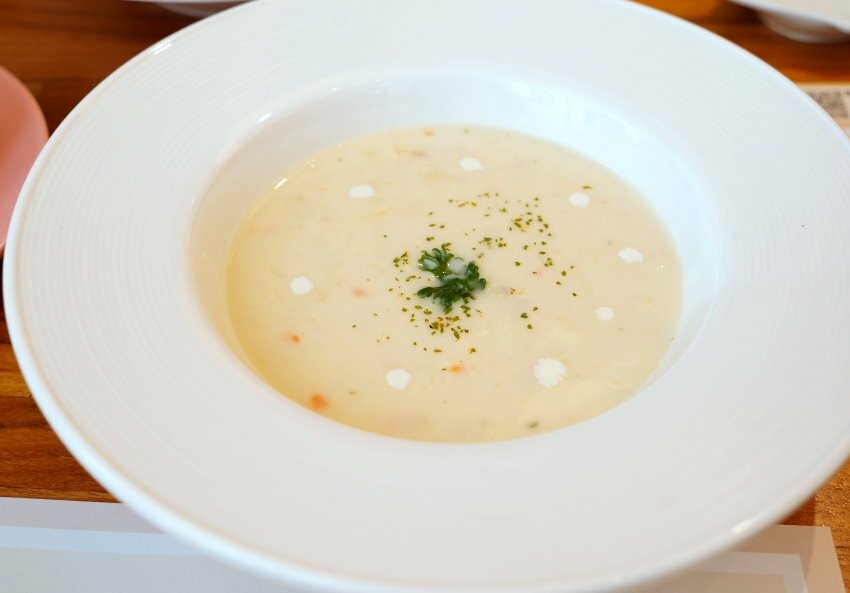 【桃園龍潭】野薑花與貓庭園咖啡．野薑花入菜、近距離與貓咪互動!