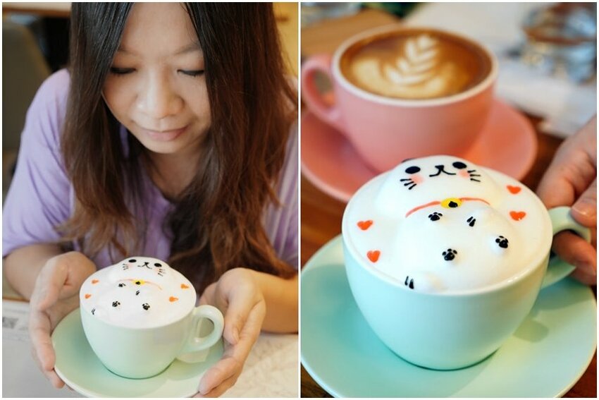 【桃園龍潭】野薑花與貓庭園咖啡．野薑花入菜、近距離與貓咪互動!