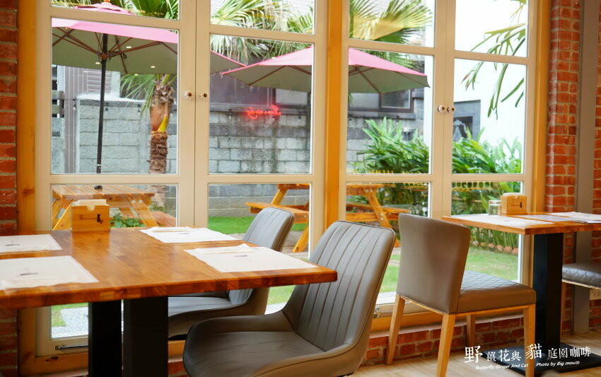 【龍潭美食】野薑花與貓庭園餐廳．野薑花料理、貓咪、立體拉花超療癒!
