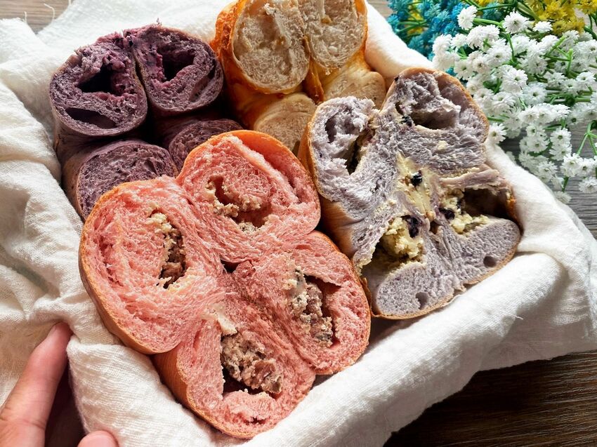 SUNMERRY聖瑪莉-加州Q貝果|包餡Q貝果|不用回烤即可享用|濕潤貝果搭配滿滿CREAM CHEESE|泡溫泉的貝果