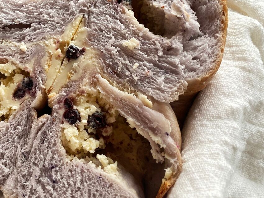 SUNMERRY聖瑪莉-加州Q貝果|包餡Q貝果|不用回烤即可享用|濕潤貝果搭配滿滿CREAM CHEESE|泡溫泉的貝果