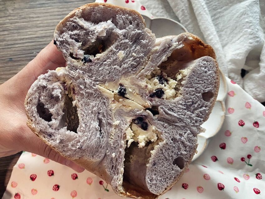 SUNMERRY聖瑪莉-加州Q貝果|包餡Q貝果|不用回烤即可享用|濕潤貝果搭配滿滿CREAM CHEESE|泡溫泉的貝果