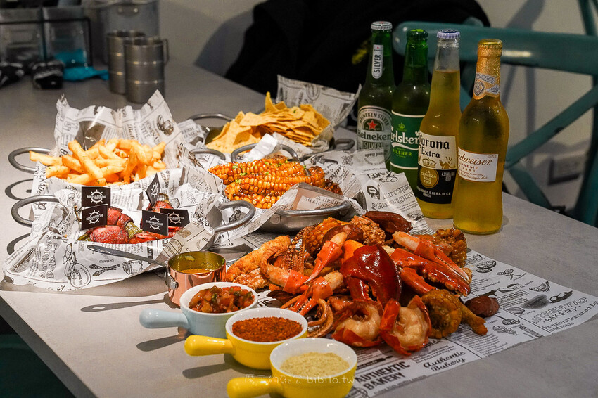 台北市大安區106 Harbor美式海鮮餐廳 美式炸海鮮桶 宵夜時段加碼送啤酒 台北宵夜餐廳推薦