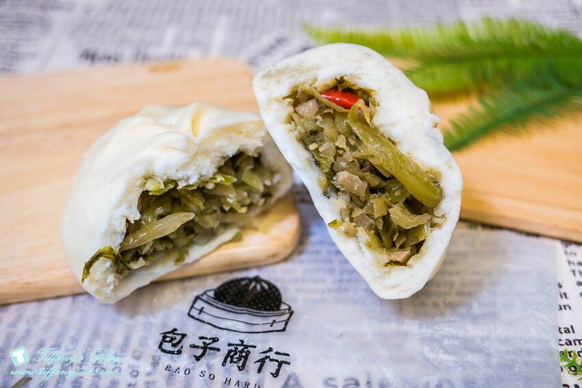 [蘆洲美食]包子商行/湧蓮寺旁銅板美食推薦/包子饅頭口味超多物超所值/蘆洲早午餐推薦