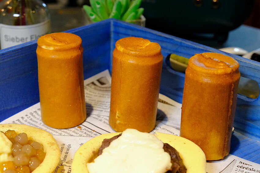 英倫風茶飲店有賣紅豆餅、雞蛋糕!家食Tea旗艦店,下午茶來杯西瓜抹茶拿鐵配紅豆餅!