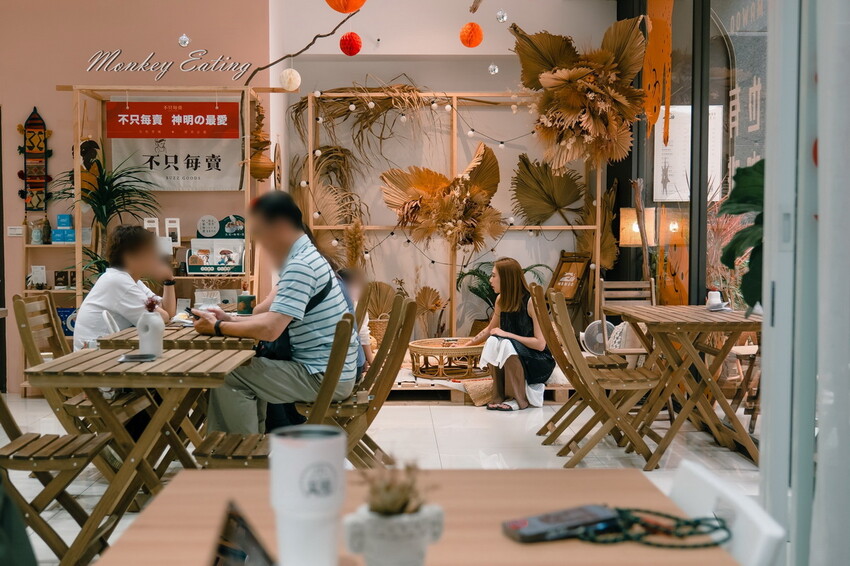 【台中北屯】MAWOO也有咖啡│不限時甜點下午茶,桌遊、空間租借。台中咖啡館推薦 - 貪吃猴的幻想