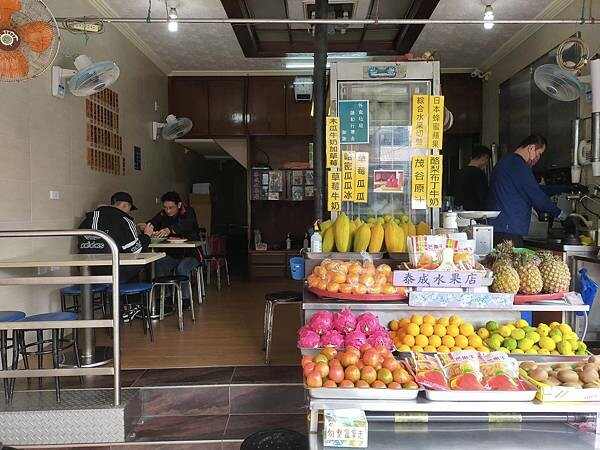 台南正興街泰成水果店~農曆大年初一~午餐後的健走行程~正興街