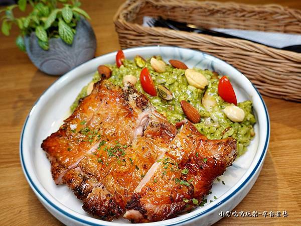 青醬烤雞腿燉飯-西門町樂野食  (3).jpg