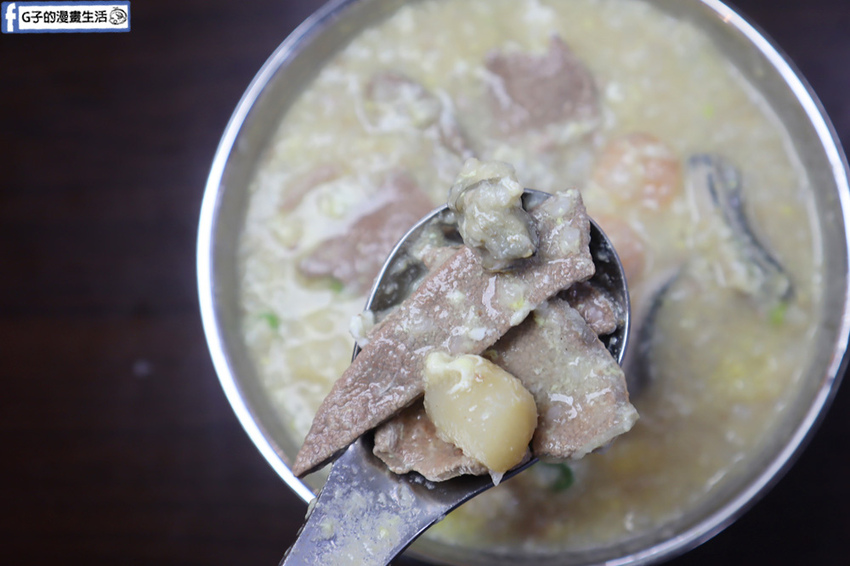南門市場美食.南門粥品 .酸豆瘦肉粥.老市場鹹粥.霸王粥