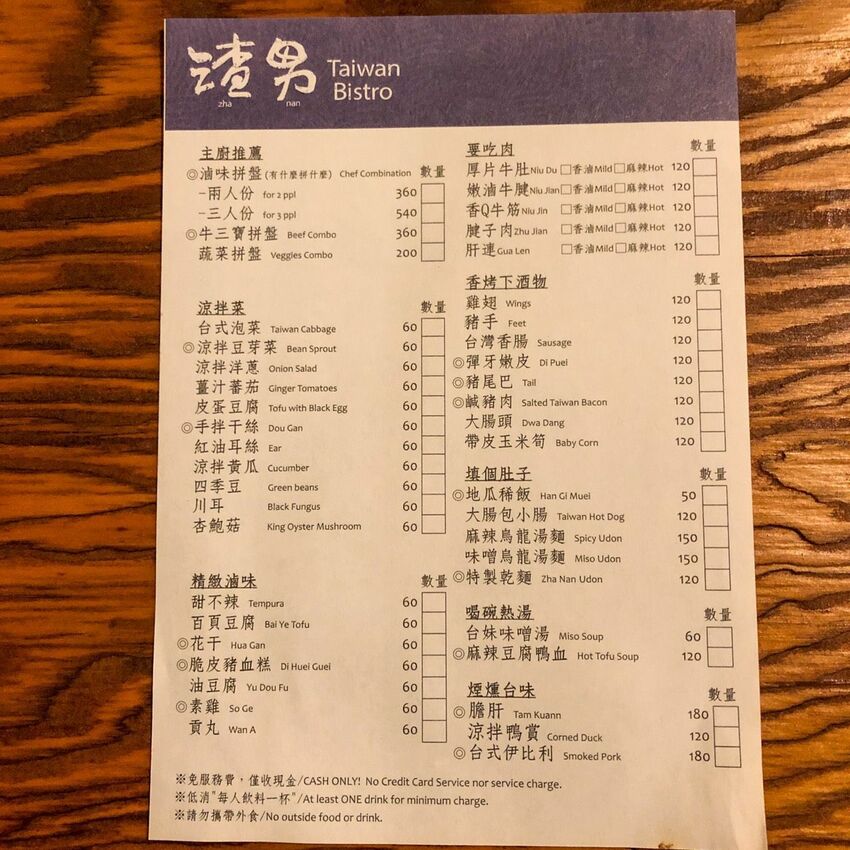 下酒菜應有盡有｜台式餐酒館｜渣男Taiwan Bistro《天母八渣》