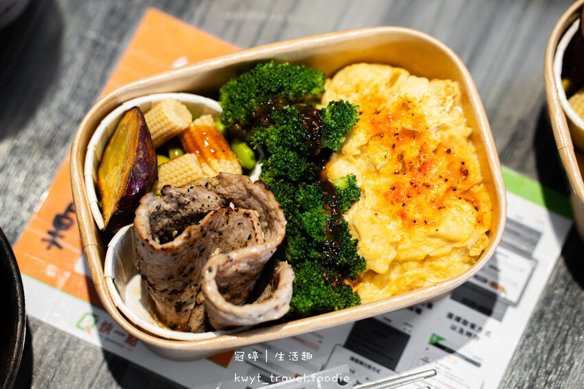 台中西區早午餐_厭世夯肉總部,肉肉控超愛的爆肉系健康餐盒,搭