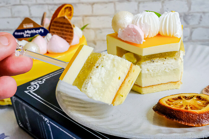 馥漫麵包花園,柑願為檸母親節蛋糕,馨香酸甜呵護大小女孩,馬卡萌軟綿鹹甜很涮嘴!