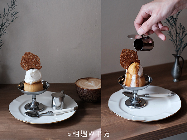 【台北美食】溫度 WEN DU 在信維市場吃唯美像畫的脆餅阿芙朵布丁 台北咖啡廳 沙丘二店 大安站美食 (6)