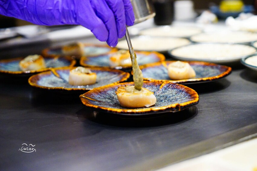 明水然・樂 無菜單鐵板燒 新竹美食 A5和牛現撈活龍蝦