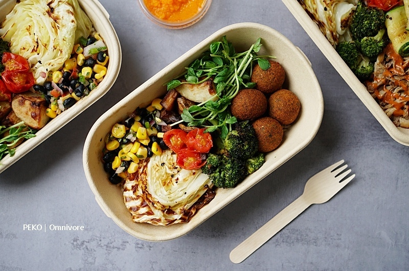 南京三民便當.南京三民外帶外送.Omnivore.雜食者.雜食者便當.民生社區餐盒.健康餐盒.小初芽.