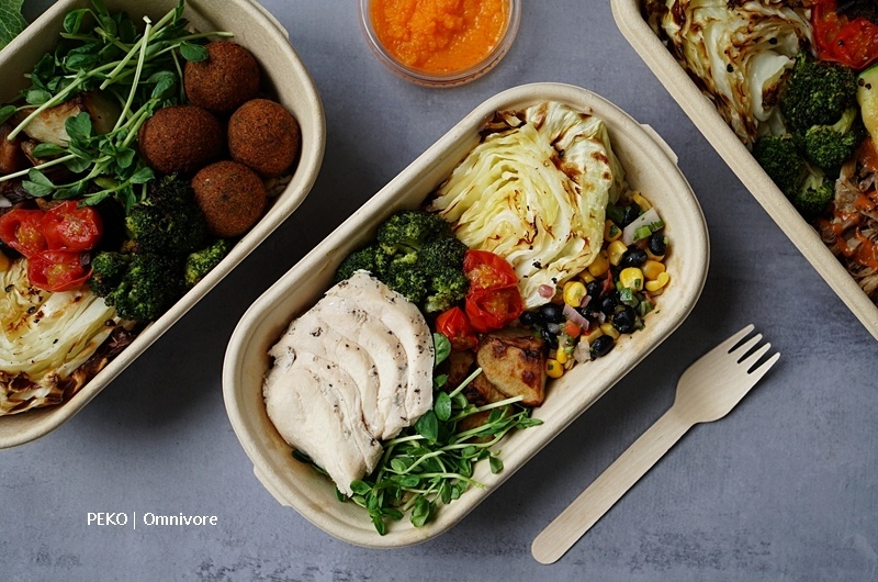 南京三民便當.南京三民外帶外送.Omnivore.雜食者.雜食者便當.民生社區餐盒.健康餐盒.小初芽.