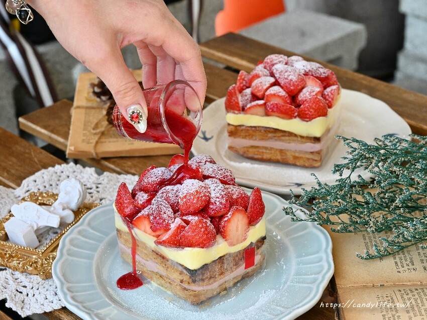 NewTroxDessert｜台中厲害千層酥專賣，季節限定草莓千層開賣不到兩小時就售完，每日限量供應，想吃請早點來～