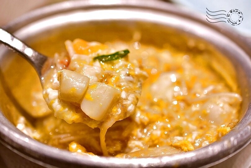 漢來海港敦化店:XO醬干貝蟹肉煲