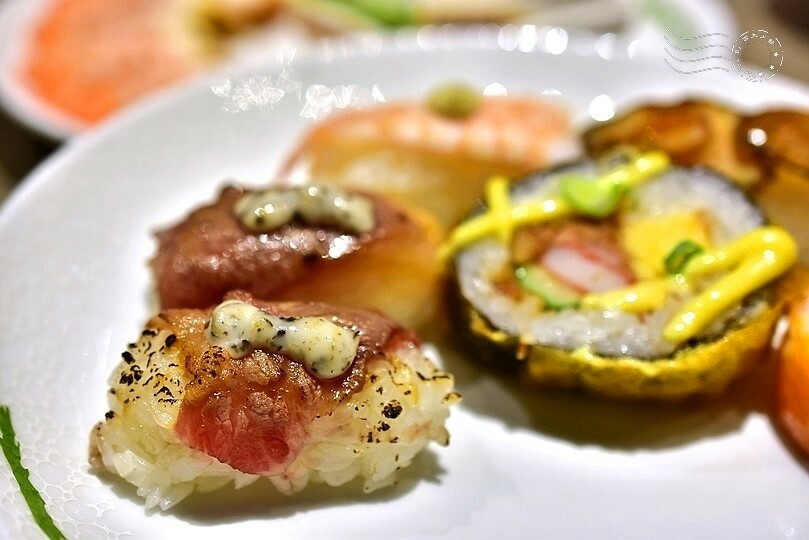 漢來海港敦化店:炙燒牛握壽司