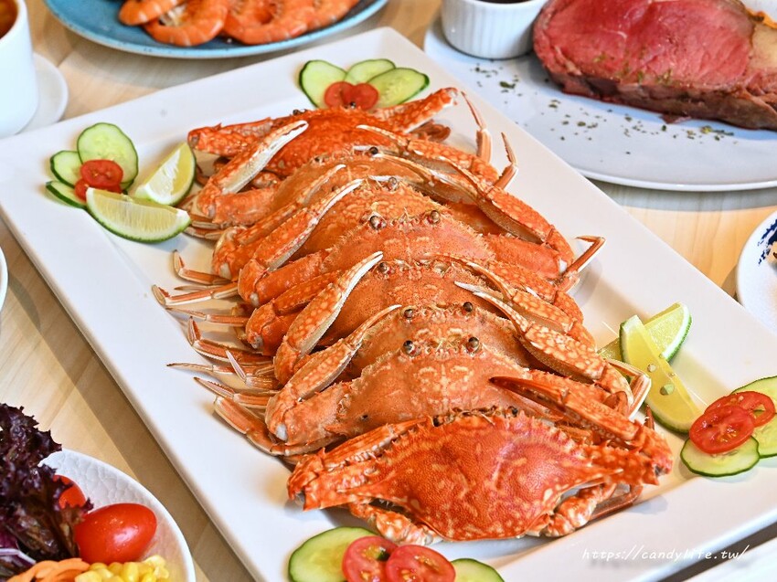 漢來海港餐廳｜台中厲害Buffet吃到飽，近200道豐富菜色，還有美牛狂歡節主題菜色新登場～