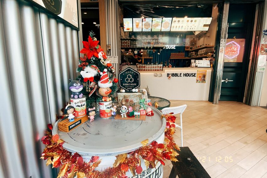 [台中北區] BUBBLE HOUSE波波食堂x雞蛋仔專賣店 ｜Dyson吹出外脆內Ｑ口感｜想吃什麼料自由配｜內附菜單