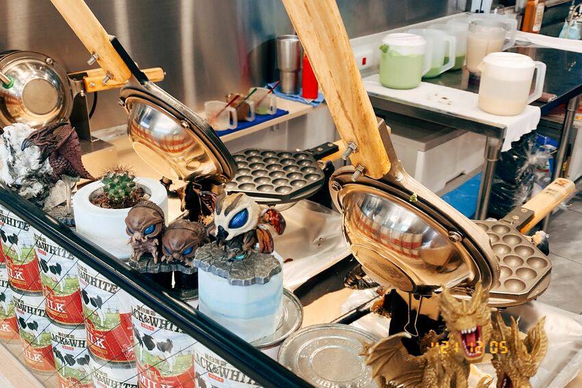 [台中北區] BUBBLE HOUSE波波食堂x雞蛋仔專賣店 ｜Dyson吹出外脆內Ｑ口感｜想吃什麼料自由配｜內附菜單