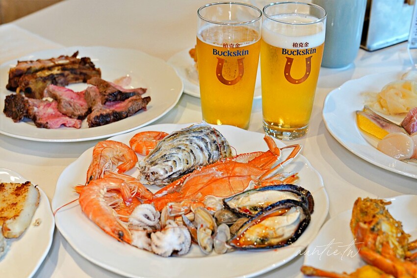 【台北】南港|敘日全日餐廳,東南亞美食節,生食級干貝、霸王甘蔗蝦,啤酒喝到飽,台北六福萬怡酒店自助餐