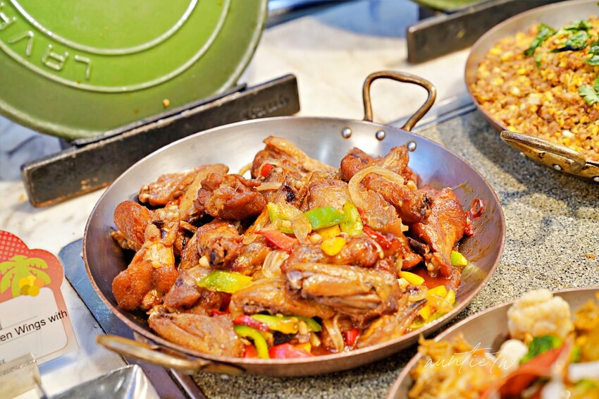 【台北】南港|敘日全日餐廳,東南亞美食節,生食級干貝、霸王甘蔗蝦,啤酒喝到飽,台北六福萬怡酒店自助餐