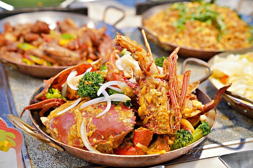 【台北】南港|敘日全日餐廳,東南亞美食節,生食級干貝、霸王甘蔗蝦,啤酒喝到飽,台北六福萬怡酒店自助餐