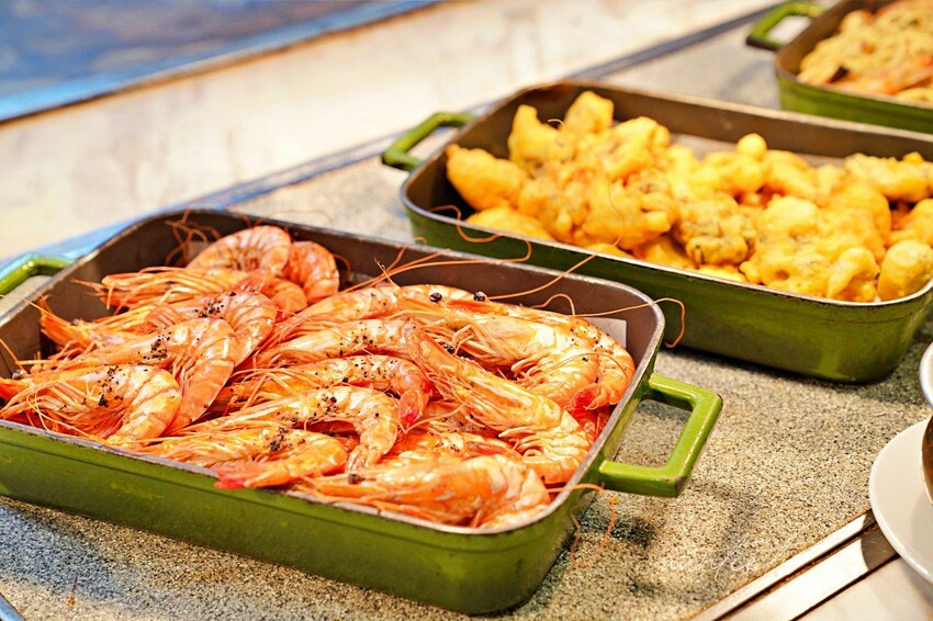 【台北】南港|敘日全日餐廳,東南亞美食節,生食級干貝、霸王甘蔗蝦,啤酒喝到飽,台北六福萬怡酒店自助餐