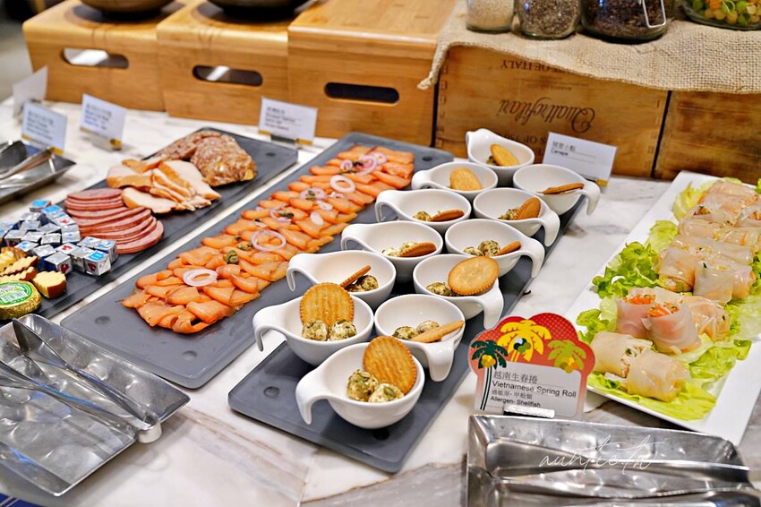 【台北】南港|敘日全日餐廳,東南亞美食節,生食級干貝、霸王甘蔗蝦,啤酒喝到飽,台北六福萬怡酒店自助餐