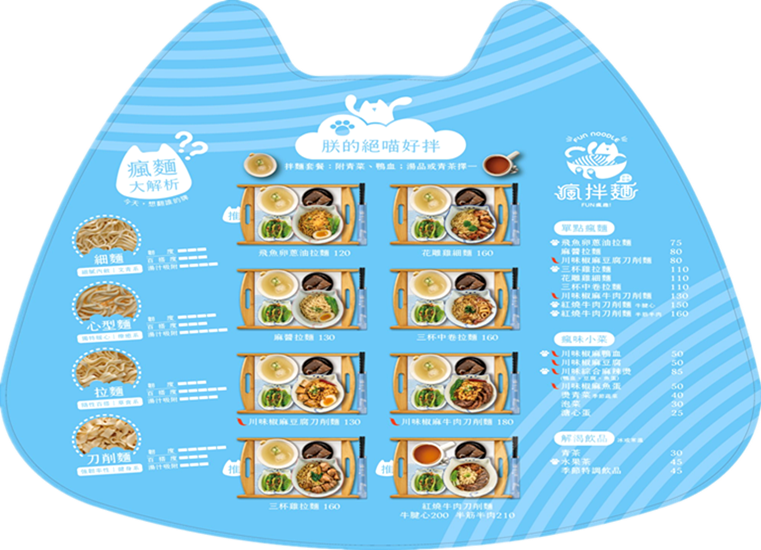 今天下班吃什麼|瘋拌麵 FUN NOODLE | 試營運|貓咪主題|網紅牆|會呼吸的麵